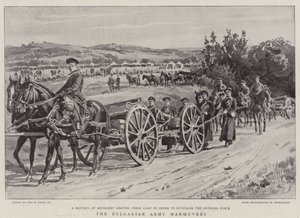 Manévry bulharské armády